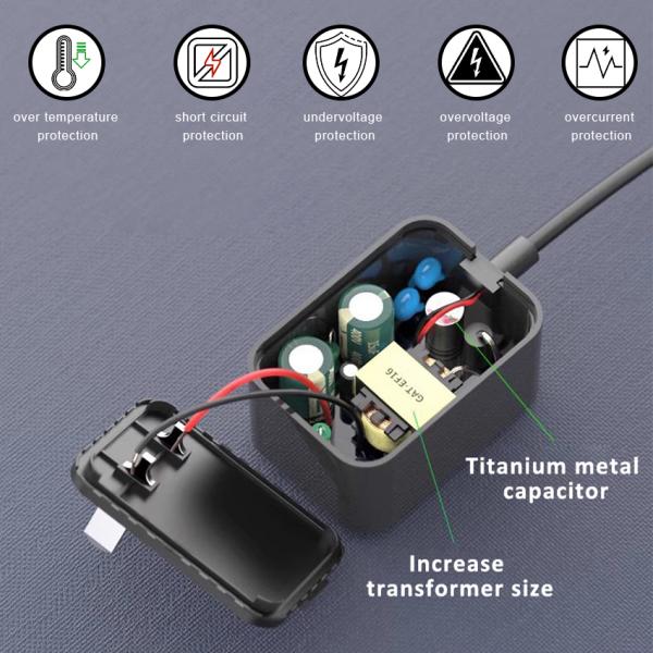 Black 19v Desktop Power Supply Adapter Adjustable Ac/Dc 2a FCC certified