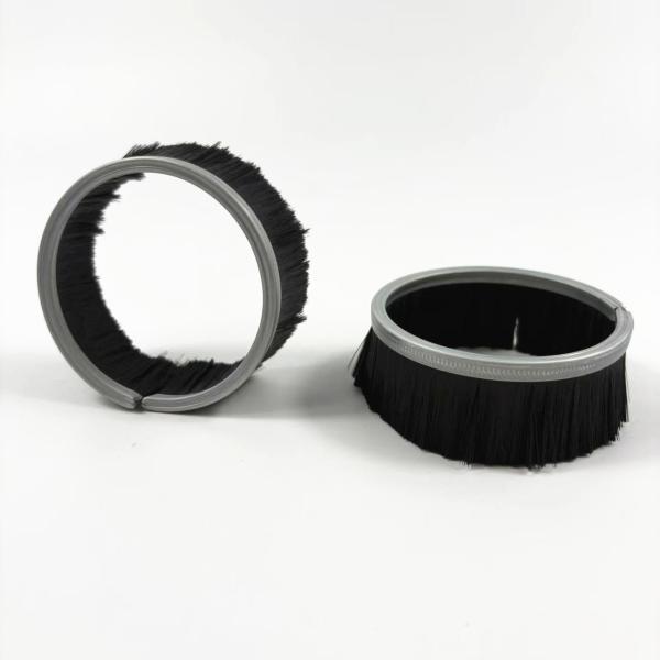 Nylon Round Formed Cup Shape Strip Brush For Seal Vacuum Cleaning