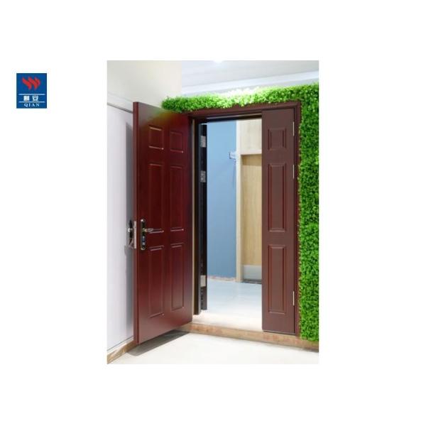 Double MDF Laminated Fire Rated Interior Fireproof Fire Wooden Door Manufacturer
