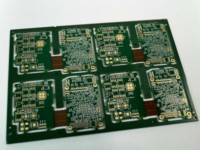 PET Boards Rigid Flex PCB Assembly with Immersion Gold Treatment