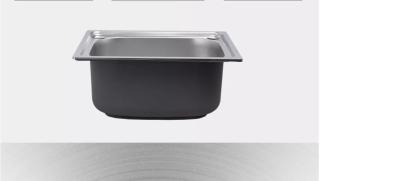 1.0mm Vegetable Washing Basin Stainless Single Bowl Undermount Sink