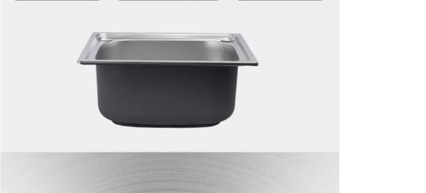 1.0mm Vegetable Washing Basin Stainless Single Bowl Undermount Sink