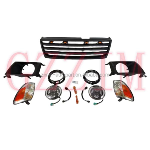 Kit de voiture rétro Lampe à brouillard Lampes d'angle Bodykit Pour Toyota 4700 Land Cruiser LC100