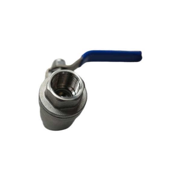 Válvula de bola de alta presión de acero inoxidable 304 (1/2′′)