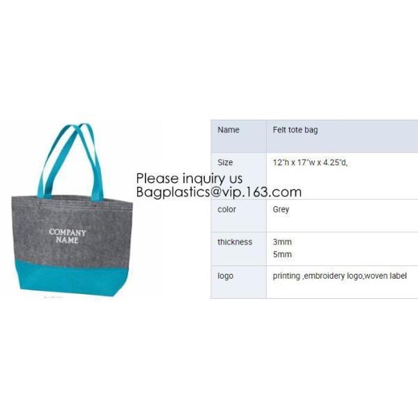 Fashion Ladies Felt And PU Leather Shoulder Bag Women Handbags Felt Tote Bag,Felt Laptop Bags,Felt Laptop Case,Felt Lapt