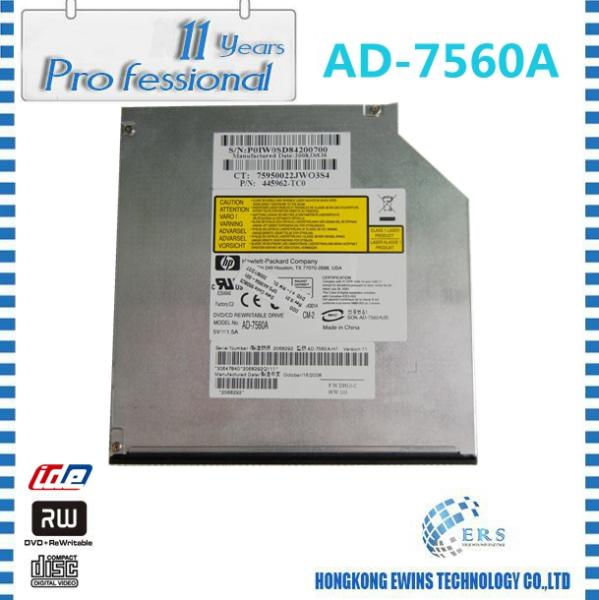Bran New For Laptop F41M Y510 K41A Tray Loading Internal IDE DVDRW ad-7560a in Optical Drive