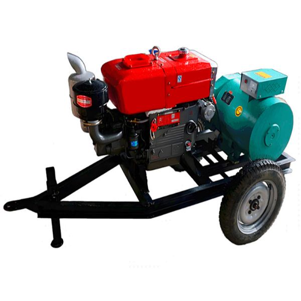 Remote Areas Diesel Engine Power Generator Portable Diesel Generator  Open Type Diesel Generator