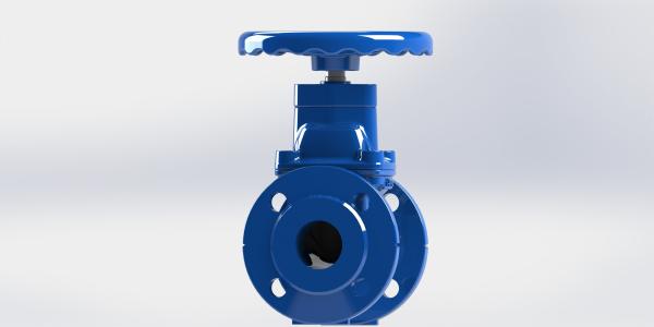 Non Rising Stem Durable 2 Inch Water Gate Valve Low Maintenance For Industrial