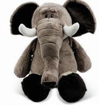 Grey Elephent Plush Toy