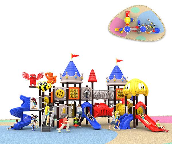Fadeproof Kids Playground Slide 789cm X 503cm X 500cm Ship Themed