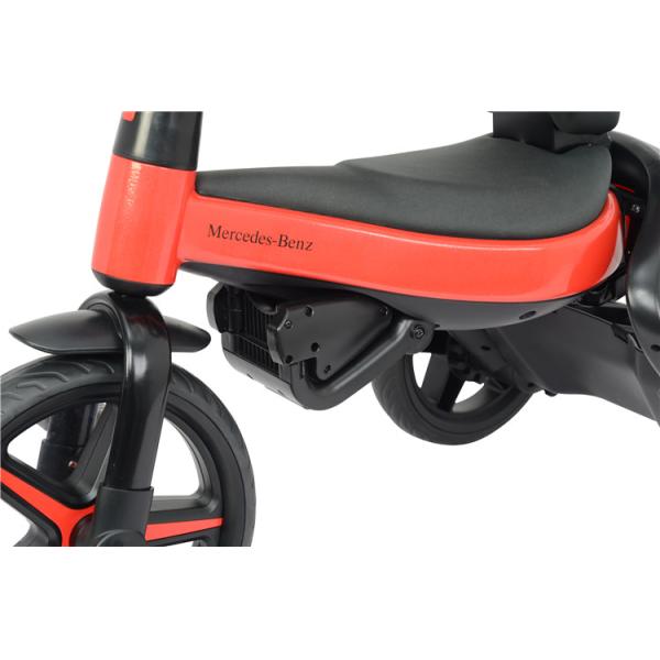 Crianças dobrável de três rodas andar em triciclo de carro com EVA roda faixa etária 2-4 anos