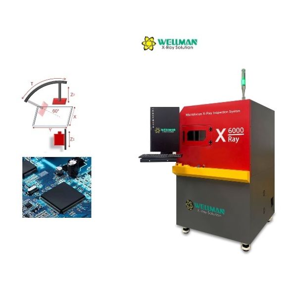 Automated X-ray Inspection Equipment with Hamamatsu Phototubes, and 13*13 cm High-Definition Detector