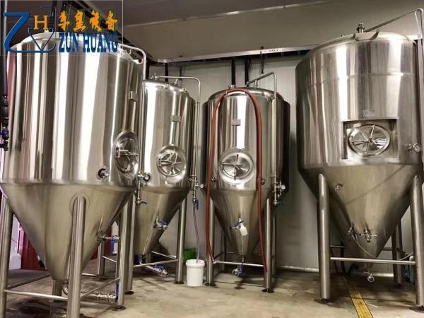 Sistema de aço inoxidável do tanque de fermentação da cerveja da chaleira que faz a máquina 100L 200L
