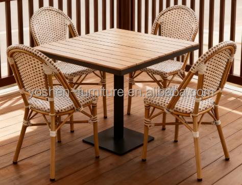 Elegant White French Bistro Chairs White Side Chair for Your Café and Your Restaurants