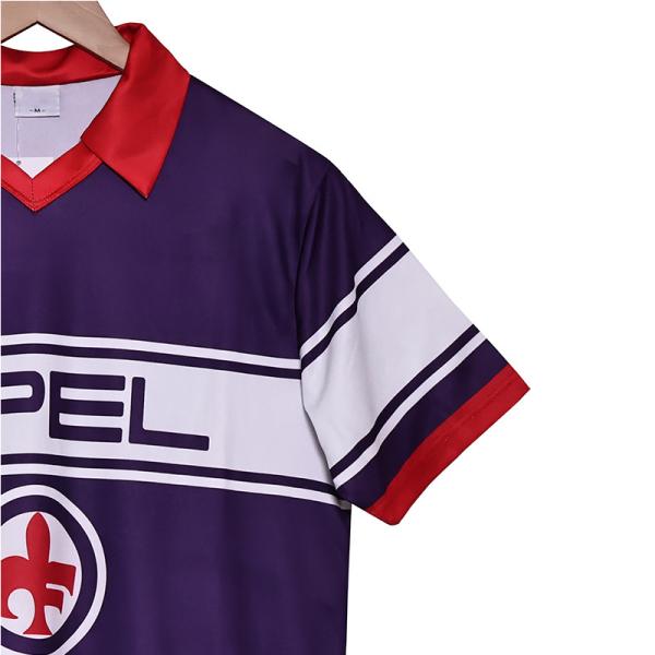 Fiorentina 1984-1985 maillot de football à domicile édition commémorative de l'équipe personnalisée