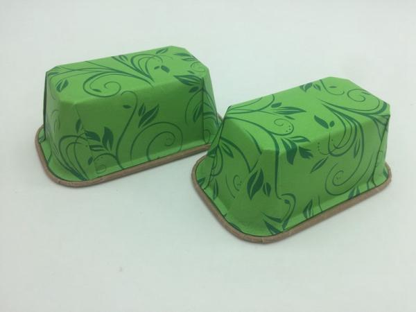 Custom Ovenable Paper Baking Molds , Disposable Loaf Pans For Baking Home Cookie