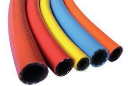 High Pressure Gas Pneumatic Air Tubing PVC Synthetic Fiber Reinforced Hose 1 Mpa - 2Mpa