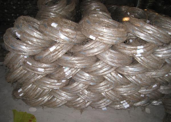 Eletro fio galvanizado mergulhado quente do ferro para a aprovação do material de construção ISO9001