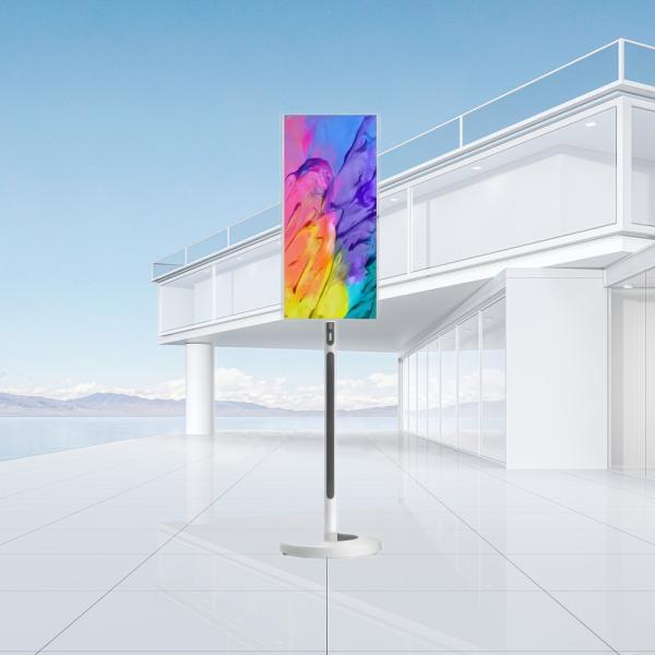 iBoard 32 Inch Portable Smart Touchscreen Monitor Android 13, 8+128GB Built-in Camera & Speaker | Rechargeable & Movable Design for Office, watch movies, play games, Education & Remote Collaboration