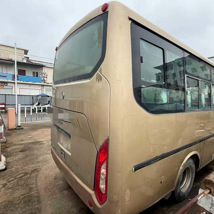 Used Dongfeng EQ6608LTV Minibus 2019 Production Year with YC4FA135 Diesel Engine and Manual Transmission
