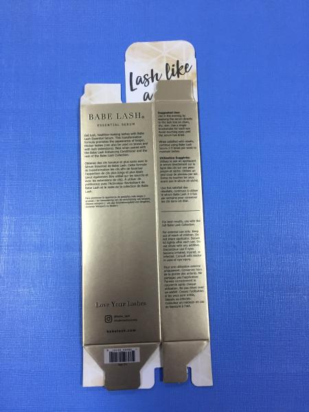 Chinese factory wholesale custom design  UV varnishing and golden hot stamping paper box