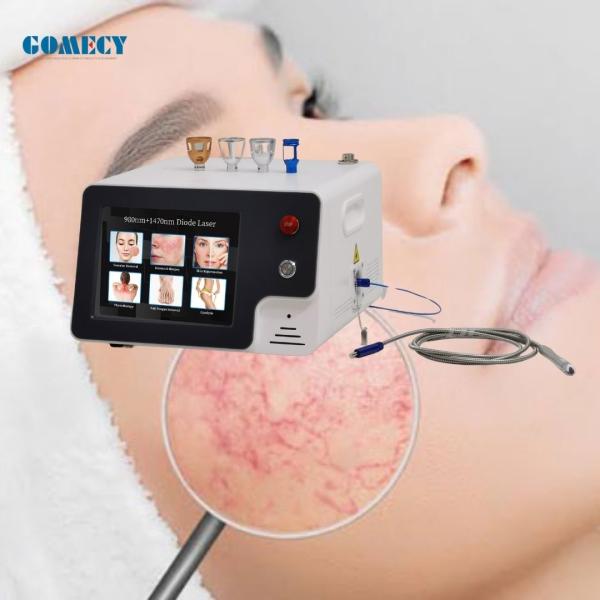 1470nm 980nm 6 + 1 Diode Laser Therapy Device Fiber-Coupled Laser For Vascular Removal
