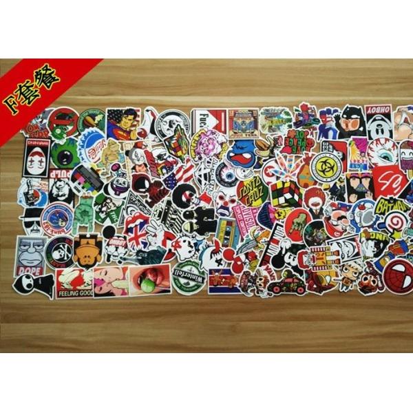 Classic Fashion Style Graffiti Cool Stickers Non Toxic For Moto Car / Suitcase
