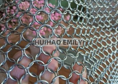 10mm Round Ring Chainmail Drapery Metal Ring Mesh Curtain For Hotel Decoration