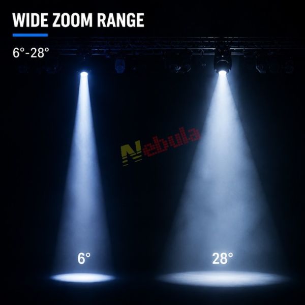 280W LED Spot Moving Head Light High Power Stage Light Gobo Prism DMX512