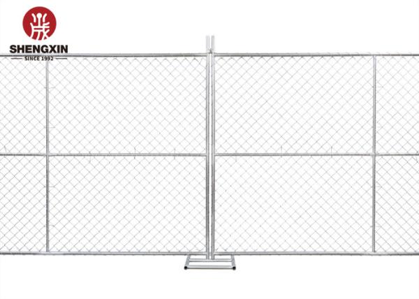 Construction 2.4m Chain Link Temporary Fence Movable Hot Dipped
