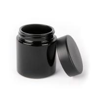 Recipientes de vidro preto para embalagem de flores 4 onças frasco de vidro Uv para flores Recipiente personalizado