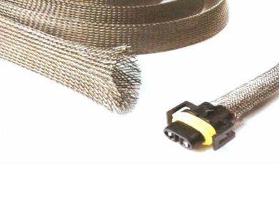 O halogênio livre estanhou Sleeving trançado de cobre para o fio que protege a proteção