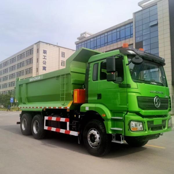 EuroII тяжелый мусоровоз SHACMAN H3000 6x4 380hp зеленый мусоровоз