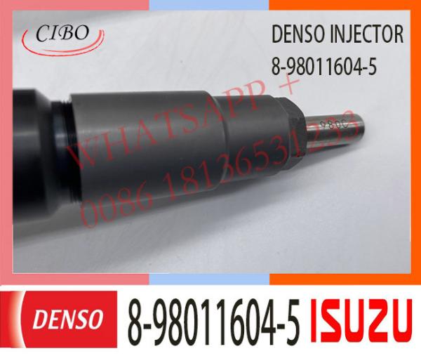 Injetor de combustível Common Rail genuíno 8-98011604-5 095000-6980 para DENSO ISUZU 4JJ1