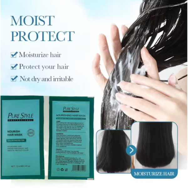 12ml Home Hair Conditioner and Hair Mask 100% Organic for Smooth Shiny Hair Color OEM Available