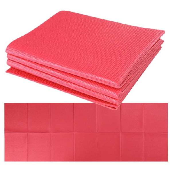 Colorfast Eco Friendly Yoga Mats , 3mm Foldable Non Slip Exercise Mat
