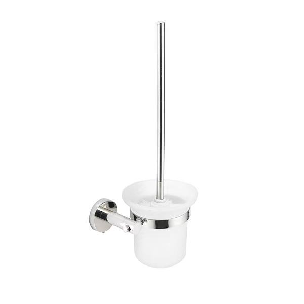 Cleaning Function Toilet Brush Holder Set with Glass Cups Wall Mounted by Lizhen Hwa.Eng