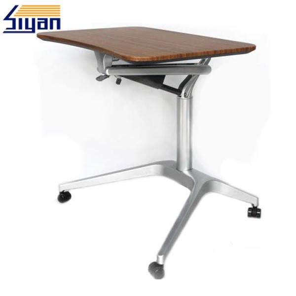 Modern Design Adjustable Table Top 500*710mm Size With Base And Wheels