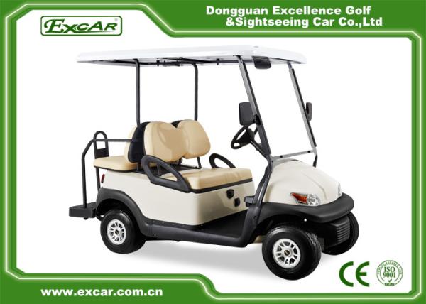 O branco usou carrinhos de golfe bondes com CE Trojan da bateria aprovou 4 Seater 275A