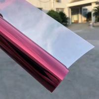 Película para ventanas de plata roja para edificios comerciales Protector solar UVR 88% IRR 80%