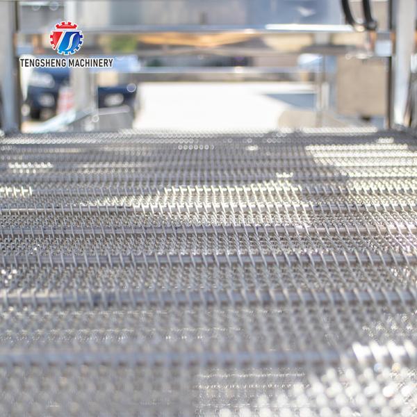 350KG Drain stainless steel step air dryer food dehydrating equipment continuous fruit dehydrating machine