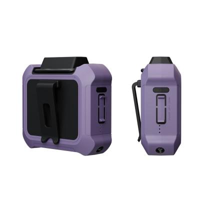 Fã recarregável pessoal portátil do grampo da cintura 2000mah do Usb de HEBRONFAN