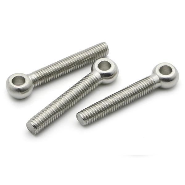 O parafuso de olho de aço inoxidável do HDG do aço carbono DIN444 galvanizou os parafusos de olho longos de levantamento