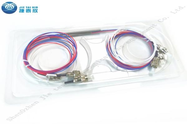 LC UPC 1x2 FBT Optical Coupler 1310 1490 1550nm Uniform Splitting