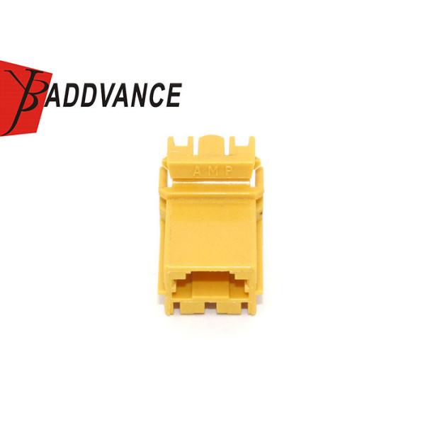 348793-3 цвет 2 соединителей AMP взаимодействия Pin женских TE желтый