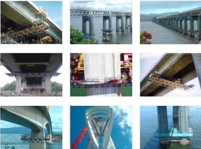Adjustable Bridge Underdeck Steel Suspended Working Platform OEM Personalized