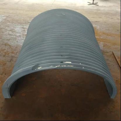 Pele sulcada enrolamento do cilindro da geometria da corda de fio de aço para Marine Vessels