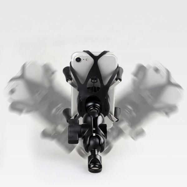Aluminium X Claw Motorcycle Phone Mount For 3.5-6'' Cell Phone