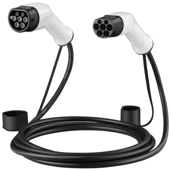 5 metros 22kW Cable de carregamento de carros elétricos 380V Tipo 2 para Tipo 2 EV Cable IEC62196-2
