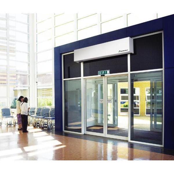 2024 Серия электрического отопления Центробежная горячая ветер нагретый воздушные шторы для дверей 11-14 м / с